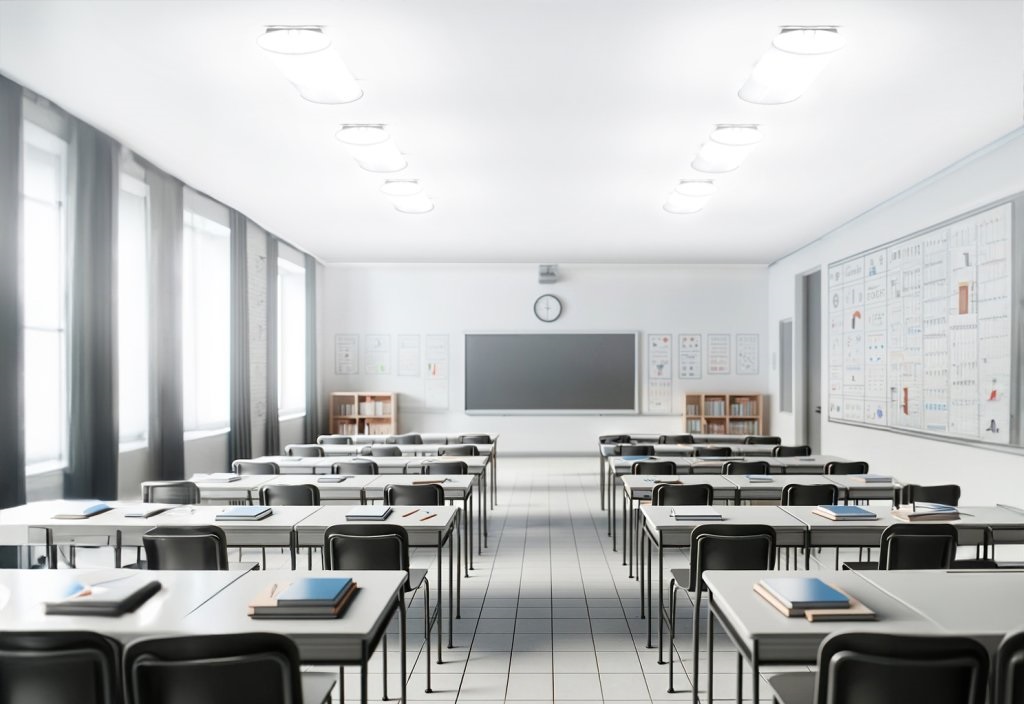Full-spectrum LED lighting improved academic performance and exam results at a Bratislava school