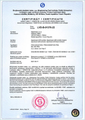 Certifikát LVD B 01376 22