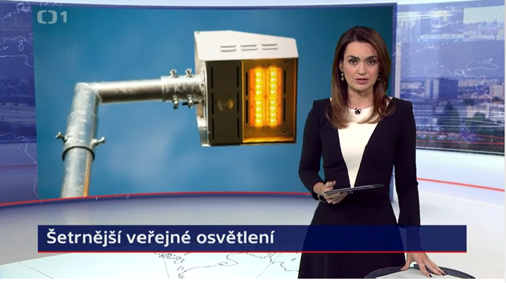 Česká Televize:  Jesenice je první obec v Evropě používající šetrné osvětlení