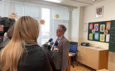 Litoměřický Deník on pro-cognitive lighting at the elementary school in Terezín